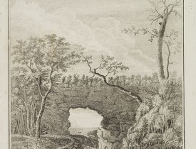 COOK, Captain J. -  Vue d'un Rocher troué de la Nouvelle Zélande.  [Tome III Pl. 8.]